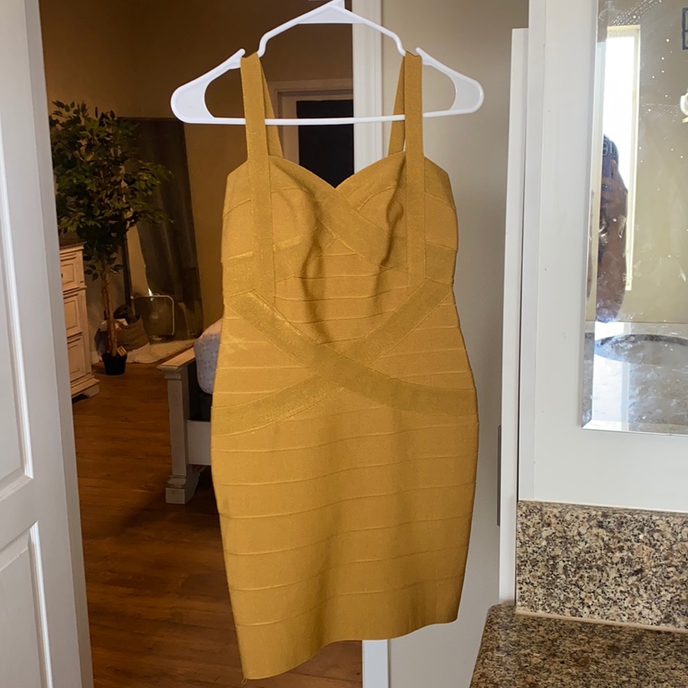 Brand new gold dress